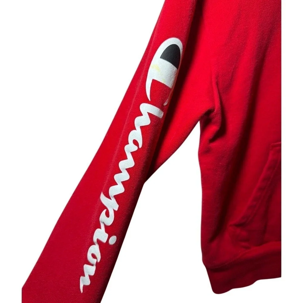 Champion Pullover Hoodie Boys Size 7 Red